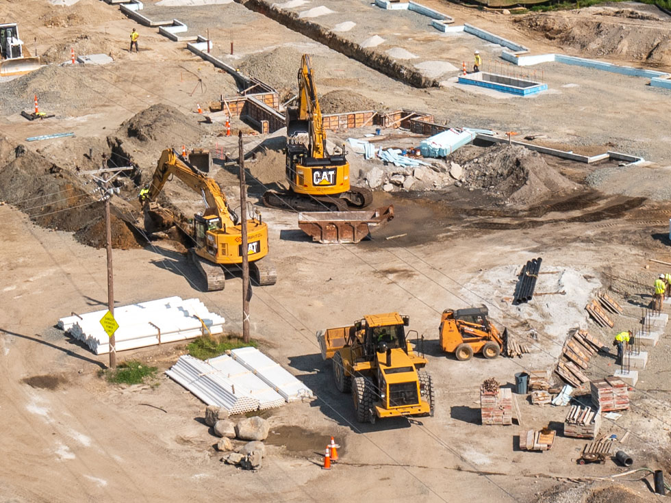 Excavation contractor in Bucks County PA by Patino Builders